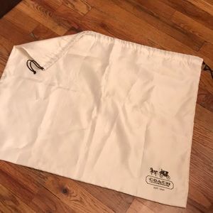 Authentic Coach XL Large Satin Dust Bag Drawstring